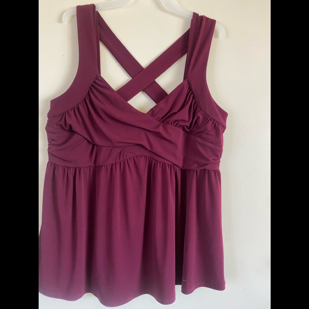 Torrid Burgundy top